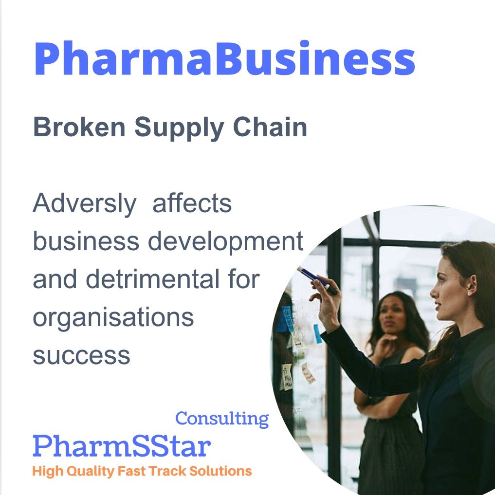 Broken Supply Chain adversely affects Pharma Business development