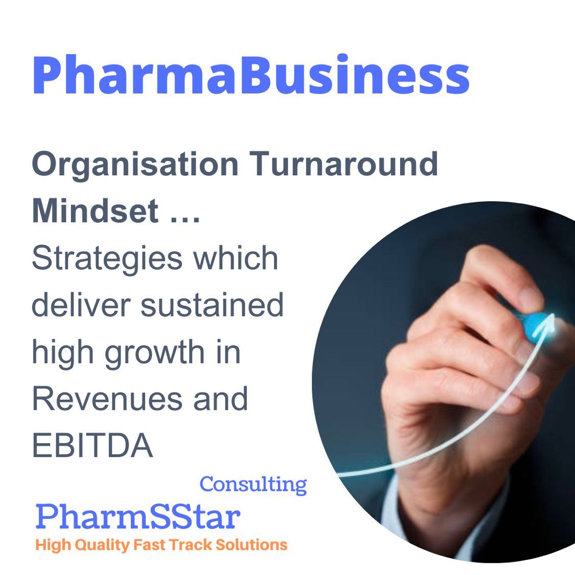 Organisation Turnaround Mindset in Pharma Business: Strategies which deliver sustained high growth in Revenues and EBITDA